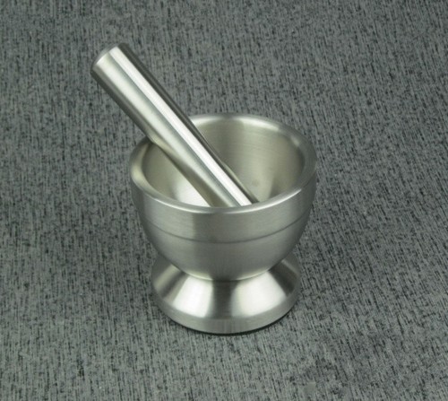 Stainless Steel Mortar and Pestle Set Kitchen ...