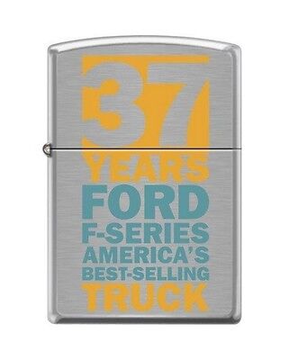 Zippo 7211 Ford F Series 37 Years Best Selling Truck Brushed Chrome (Best Year Ford Truck)