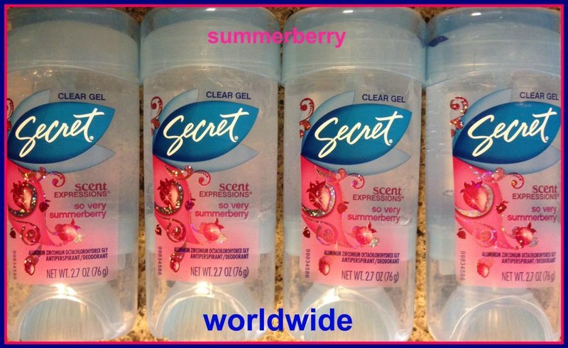 4 Secret So Summerberry Gel Deodorant Antiperspirant powerful & gentle