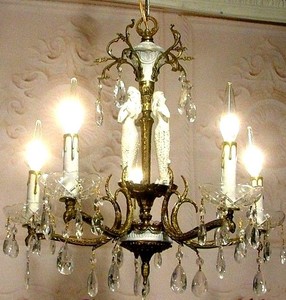 Fixture LOW Details about Ceiling w Mermaid  chandelier mermaid vintage  Chandelier Nautical Light