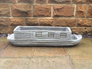 Narrow Boat Planter Garden Ornament Latex &amp; Fibreglass Mould Item ...