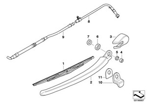 Bmw e61 tailgate window #2