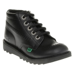 Nouveau nourrissons kickers noir kick hi core cuir bottes