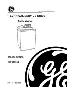 ... repair manual you are buying a ge washer pdf service repair manual