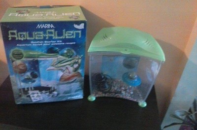 Kids Alien UFO Aqua Aquarium Starter Gold ...