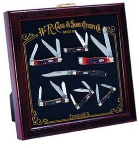 CASE XX KNIVES BEAUTIFUL CHERRY 13 X 13 COUNTERTOP KNIFE DISPLAY ...