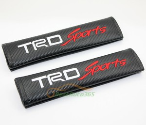 seat belt shoulder pad carbon fiber toyota trd #5