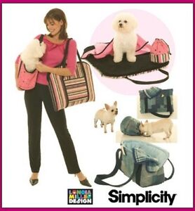 Sew Make Simplicity 4716 Sewing Pattern Dog Pet Carriers Tote Bags Beds | eBay