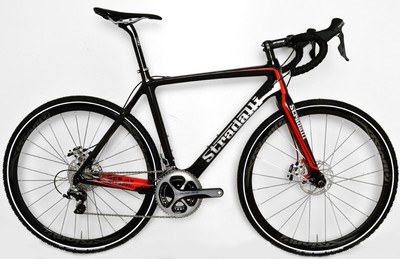 STRADALLI CYCLOCROSS BICYCLE CX CARBON FIBER SHIMANO DURA ACE 9000 TRP 52CM S