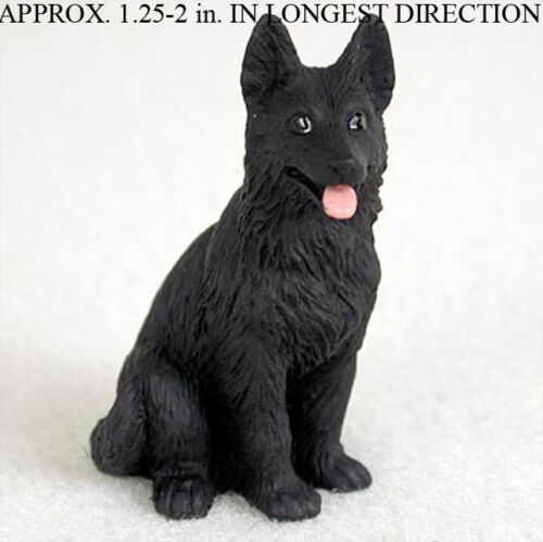 German Shepherd Mini Resin Hand Painted Dog ...