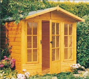 Garden Wooden Summerhouse 7x5 7x6 10x6 in 12x120mm T&amp;G 