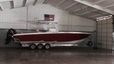 2007 FOUNTAIN 34' CC --- TRIPLE 275 SUPERCHARGED VERADO'S WITH TRAILER
