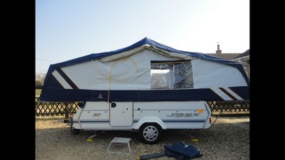 Pennine Sterling 510 SE (2001) Folding Camper with two awnings