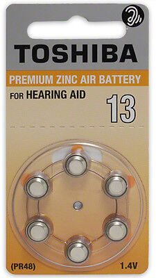 Fresh Toshiba Hearing Aid Batteries Size 13 (240 pcs) Best Value (Best Value Hearing Aids)