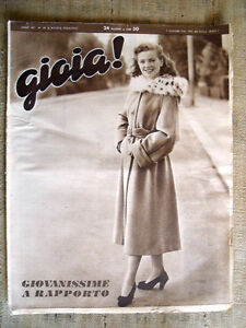Gioia rivista settimanale