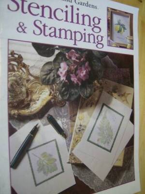 Better Homes & Gardens Stenciling & Stamping Book -Basics & (Best Basic Stamp Projects)
