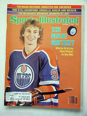 Oct 12, 1981 Sports Illustrated Wayne Gretzky  Oilers The Best Player In The