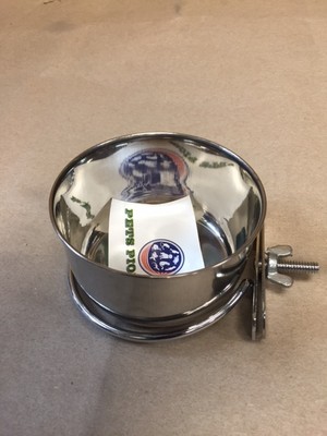 Stainless Steel Cup with Clamp & Nuts ...