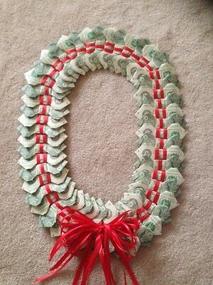 how to make a bow tie money lei