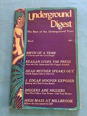 UNDERGROUND DIGEST: THE BEST OF THE UNDERGROUND PRESS- INCLUDES CHARLES (Best Of Charles Bukowski)