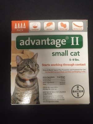 Bayer Advantage II for Small Cats 5-9 ...