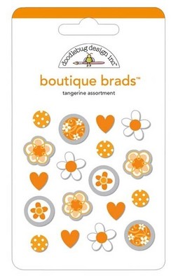 Doodlebug Mini Brads .125" 100/Pkg Bright 811470000632 