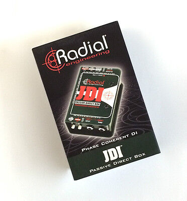 Radial JDI direct box BEST PASSIVE DI MADE Jensen Transformer -NEW- Make