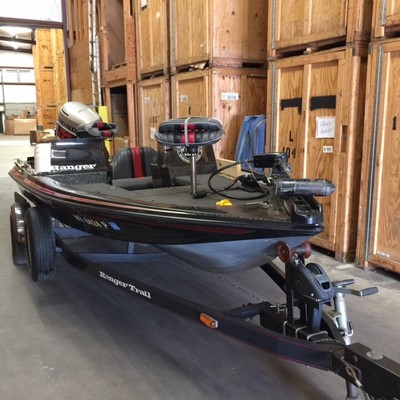 1993 Ranger Bass Boat w/ 2007 Honda 4 Stroke Motor. Fishing