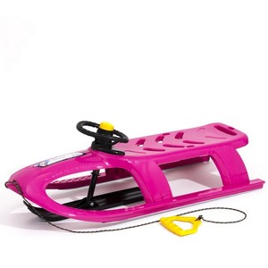 Luge Bullet Control avec volant serie pour enfants rose long 1025 mm h