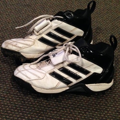 white men"s adidas lax lacrosse cleats size 7 1/2 fty no.