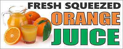 Orange Juice Banner Sign NEW Larger Size Best Quality for the $$$ Full (Best Oranges For Orange Juice)