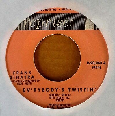 FRANK SINATRA - EV'RYBODY'S TWISTIN b/w NOTHING BUT THE BEST - REPRISE (Frank Sinatra Nothing But The Best Vinyl)