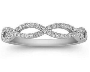 30-ct-Infinity-Twist-Diamond-Wedding-Band-White-gold-Delicate-Ring