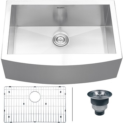 Product Description: The Ruvati kitchen sink is constructed from heavy ...