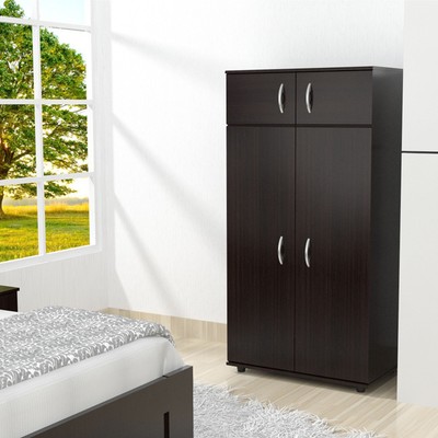 Espresso wenge Armoire Wardrobe Furniture Bedroom Dresser ...