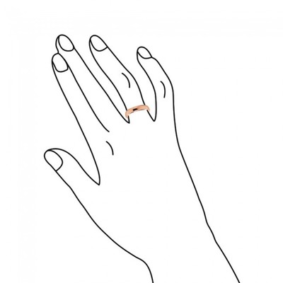 Pre-owned Bestgoldshop 4mm Solid Comfort Fit Plain Wedding Band Ring 14k Rose Pink Gold