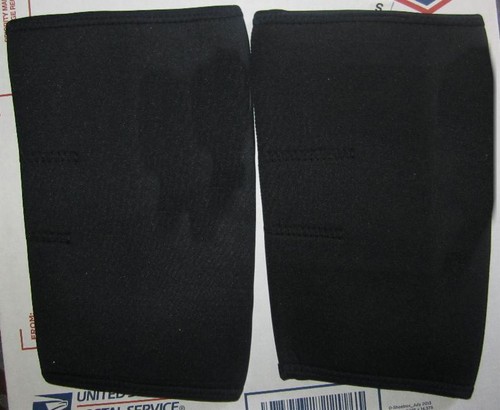 NEW-COLUMBIA-MADE-BLACK-NEOPRENE-KNEE-SLEEVES-PROTECTOR-PAIRS-IN-S-M-L-SIZES