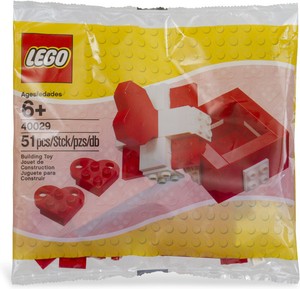 Lego Valentines Day Heart Gift Box 40029 1 Polybag 2012 RARE | eBay