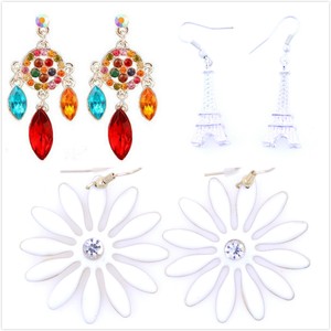 style  earrings  BOHO chandelier retro  daisy vintage chandelier daisy vintage tower dangle