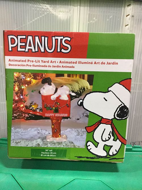 UPC 889299102592 product image for Product Works Animated Snoopy And Woodstock Christmas Decoration Multicolored Ti | upcitemdb.com