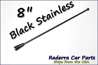 8" Black Stainless AM FM Antenna Mast FITS: 1995-1999 Chevrolet Monte Carlo