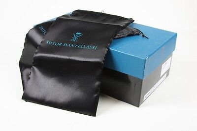 Pre-owned Sutor Mantellassi Shoes Sale Dark Brown Lattice Kilted Oxford