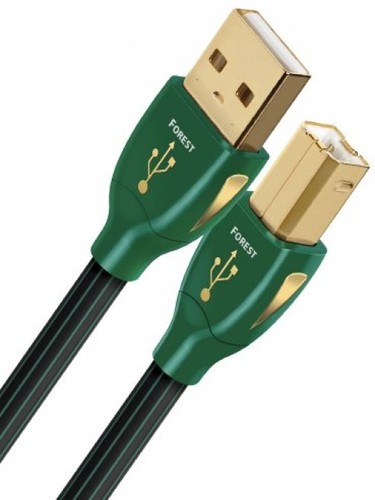 UPC 092592086555 product image for Audioquest 3m Forest Usb A-b - Usb Cables (usb A, Usb B, Male/male, Gold, Black) | upcitemdb.com