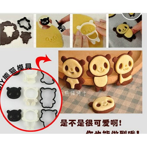 Panda Shape Sushi Maker Rice Ball Onigiri ...