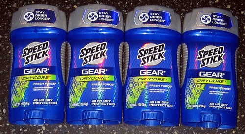 4 Speed Stick Gear DryCore Antiperspirant Deodorant Fresh Force
