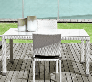 Creating A Classy Bar Cart ... -RATTAN-BIANCO-160x90-TOP-IN-VETRO-MOBILI-ESTERNO-GIARDINO-TERRAZZO