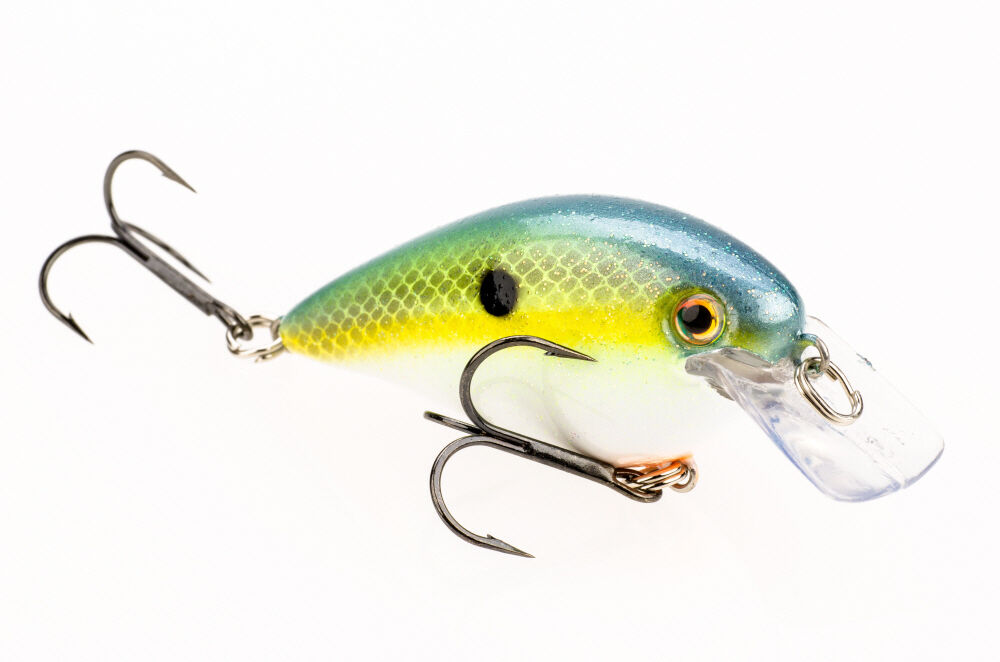Color:Chartreuse Sexy Shad:Strike King Kvd Square Bill 1.5" (3.8 Cm) Silent Crankbaits Bass Fishing Lure