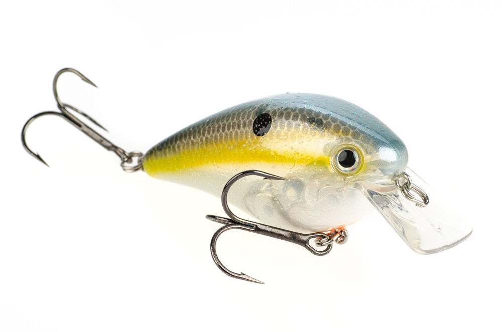 Color:500 Clear Ghost Sexy Shad:Strike King KVD 2.5 Square Bill Silent Crankbait Lure - Select Color(s)