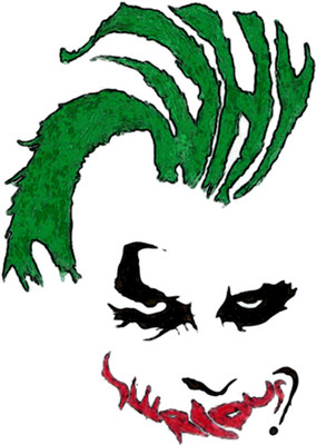 the joker why so serious bat man high quality t-shirt iron on