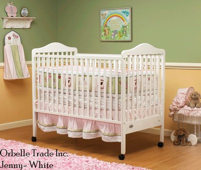 Orbelle Jenny White Crib 370w Baby Crib New 837654664865 Ebay